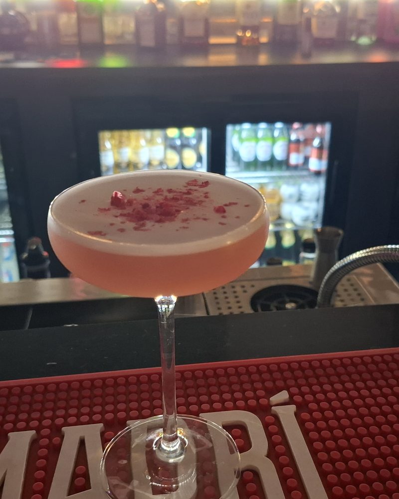 Berry Velvet cocktail at WV1 Cocktail Bar