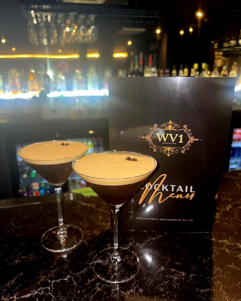 Midnight Espresso cocktail at WV1 Cocktail Bar